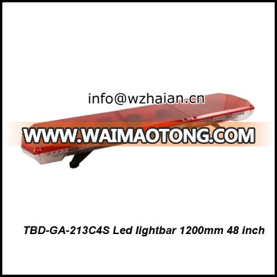 Red led warning lightbar 100w speaker siren 12v TBD GA 213C4