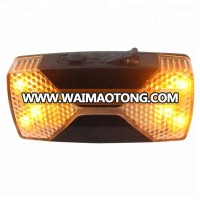 Amber Led warning flashing mini bar light Police led flashing shoulder lights for camping Usage JD01