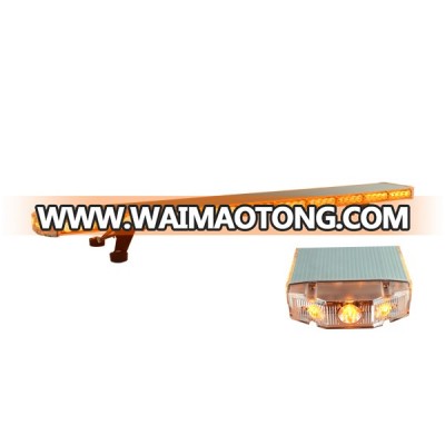 48 inch 1200mm Narrow Amber led warning light bar Led strobe warning flashing light bar for trucks TBD-506-10C4